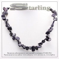 34201233 - Бусы авантюрин синий О10