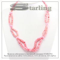 35236341 - Колье коралл розовый Эмма