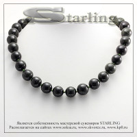 3412883 - Бусы змеевик  Ш14