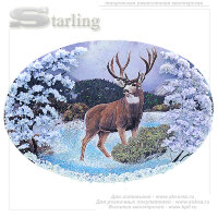 716013 - Панно открытка Олень