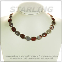 341021454 - Бусы агат бразильский ТОВ