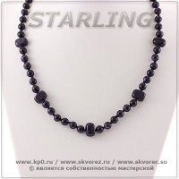 35201274 - Колье авантюрин синий Оксана