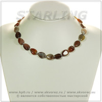 341021445 - Бусы агат бразильский ТКА