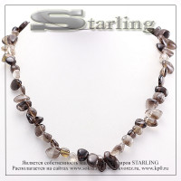 3426433 - Бусы раухтопаз  О10