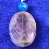 432025 - Брелок овальная таблетка аметист