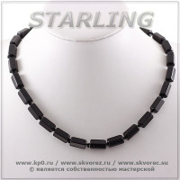 342020277 - Бусы агат чёрный ЦП