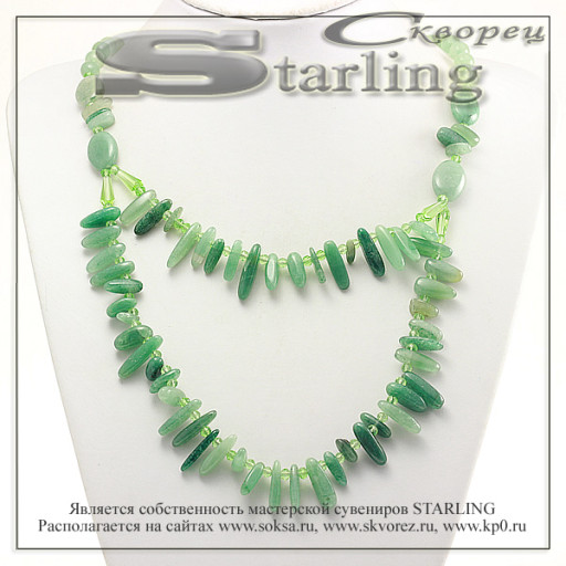 3525121 - Колье нефрит Валерия