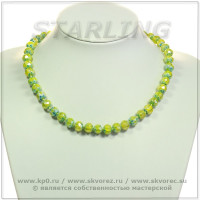 341500588 - Бусы муранское стекло жёлтый ШО10