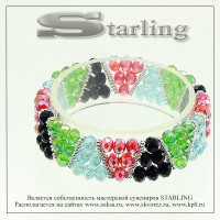 31940026 - Браслет циркон многоцветие Омела