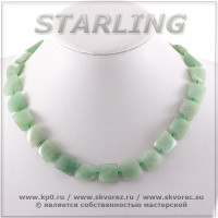 3415149 - Бусы нефрит  ТКВВ