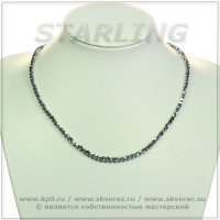 341941098 - Бусы циркон цвета пирита СО4