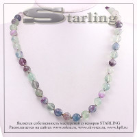 3418788 - Бусы флюорит  ШО10