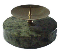 125001 - Подсвечник круглый с чашкой