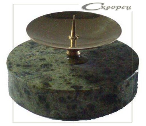 125001 - Подсвечник круглый с чашкой