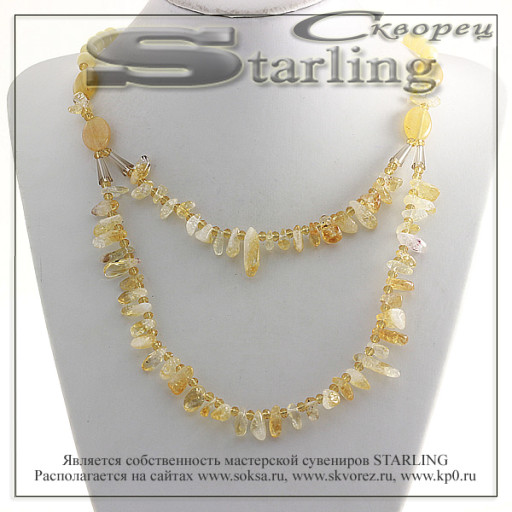 3529521 - Колье цитрин Валерия